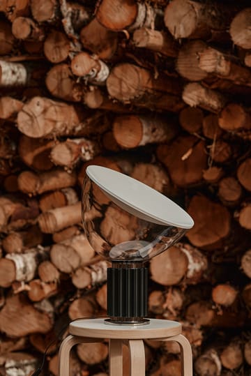 Taccia Small bordlampe LED 48,5 cm - Svart-glasskuppel - Flos