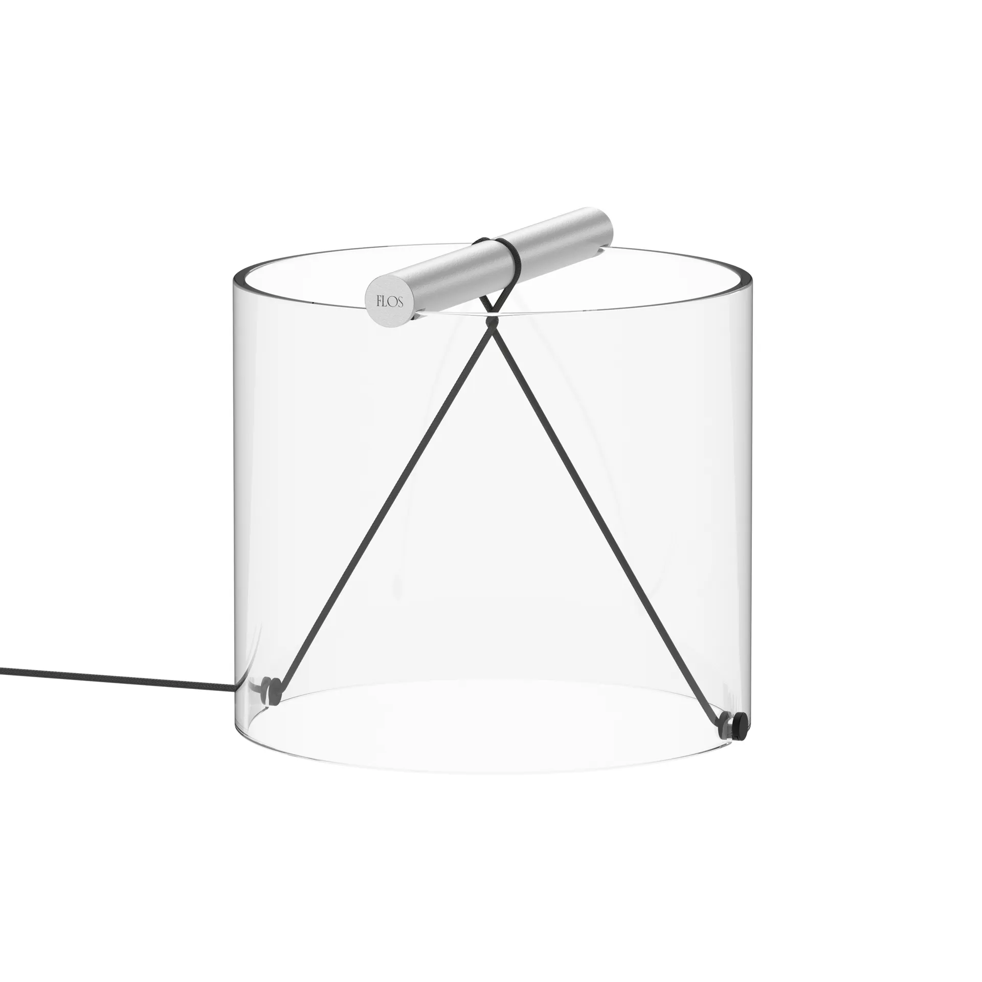 To-Tie T1 bordlampe, Anodisert aluminium Flos