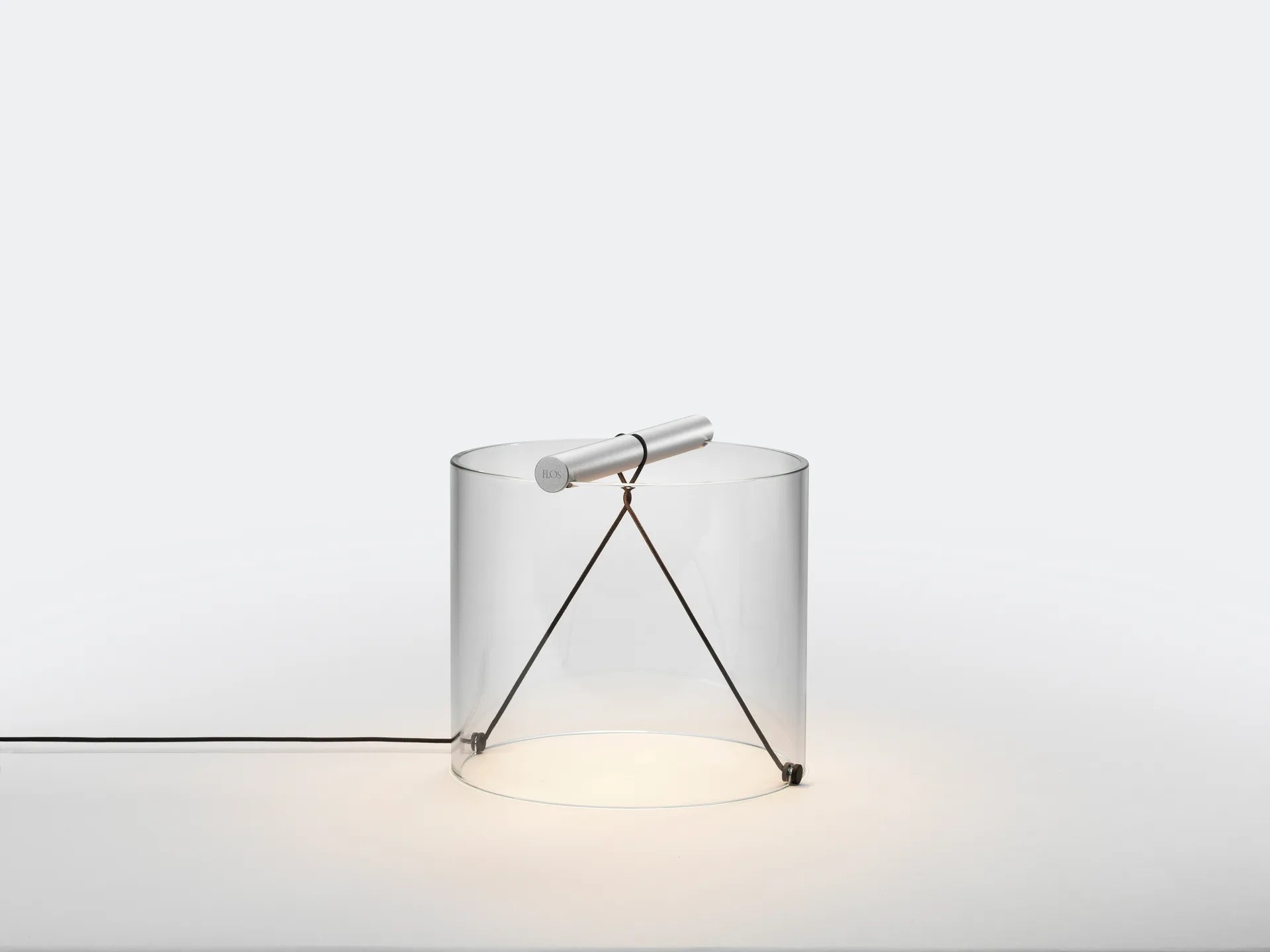 To-Tie T1 bordlampe, Anodisert aluminium Flos