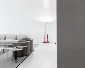 Toio Led gulvlampe - Rød (GB) - Flos
