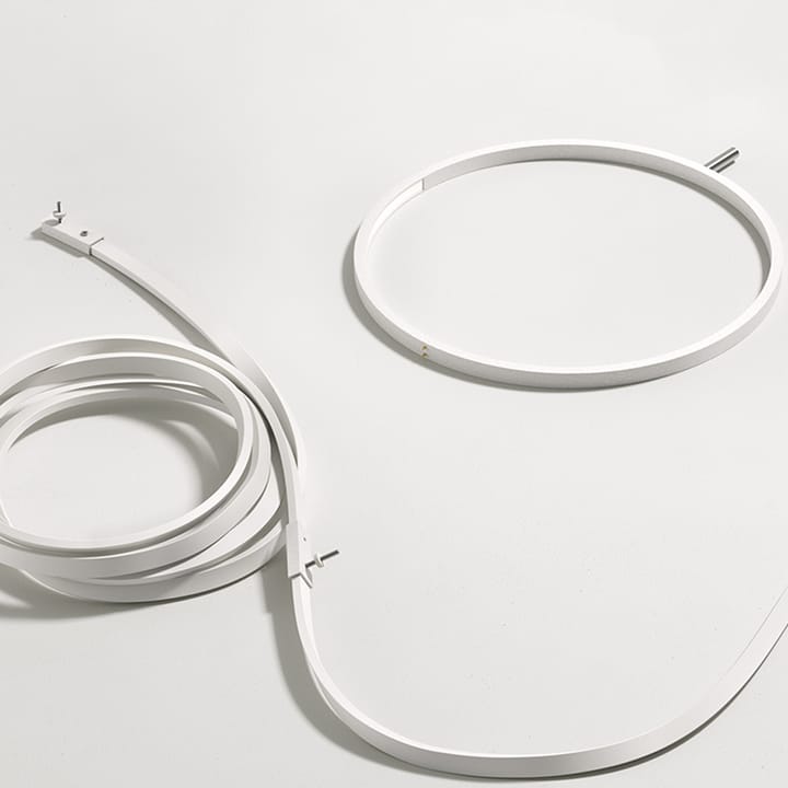 Wirering vegglampe, Rosa-grå Flos