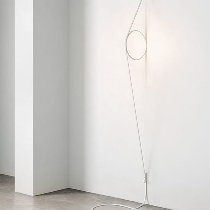 Wirering vegglampe, Rosa-hvit Flos