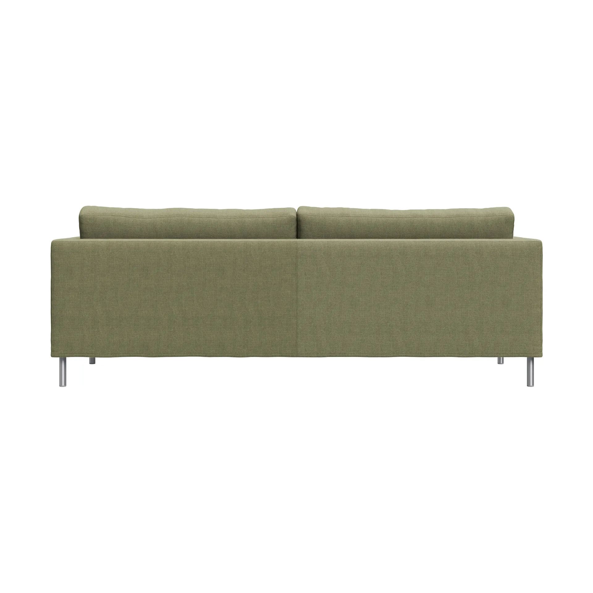 Alex 2,5-seters sofa, Stoff Hiro Lightgreen-aluminiumben Fogia