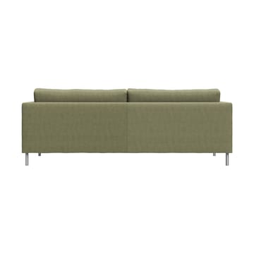 Alex 2,5-seters sofa - Stoff Hiro Lightgreen-aluminiumben - Fogia