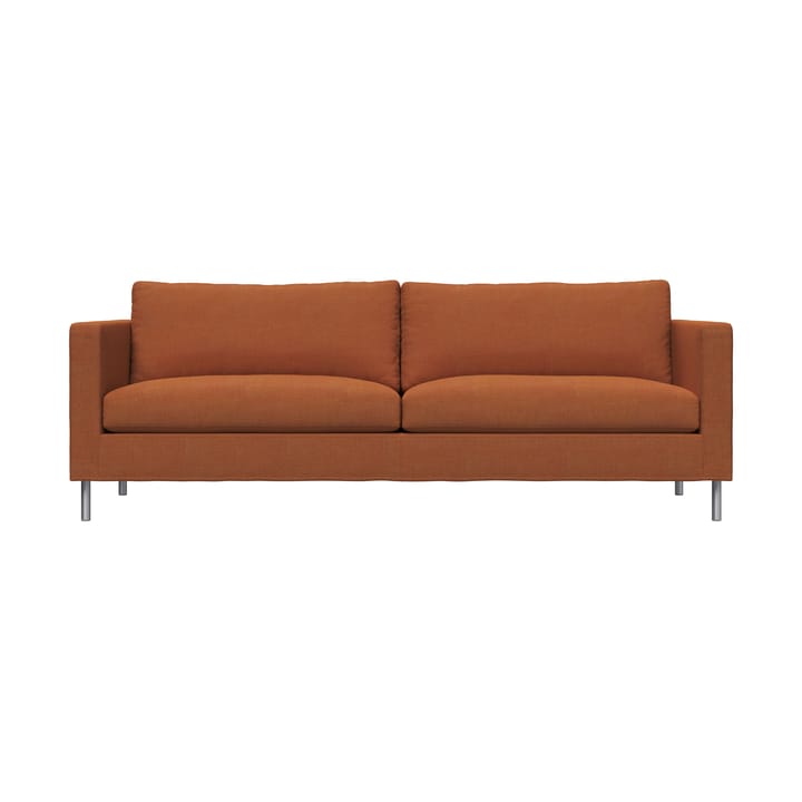 Alex 2,5-seters sofa - Stoff Hiro Rustred-aluminiumben - Fogia