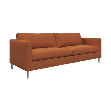 Alex 2,5-seters sofa - Stoff Hiro Rustred-aluminiumben - Fogia