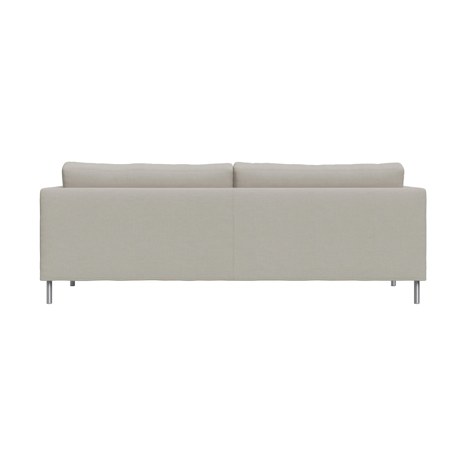 Alex 2,5-seters sofa, Stoff Hiro Sand-aluminiumben Fogia