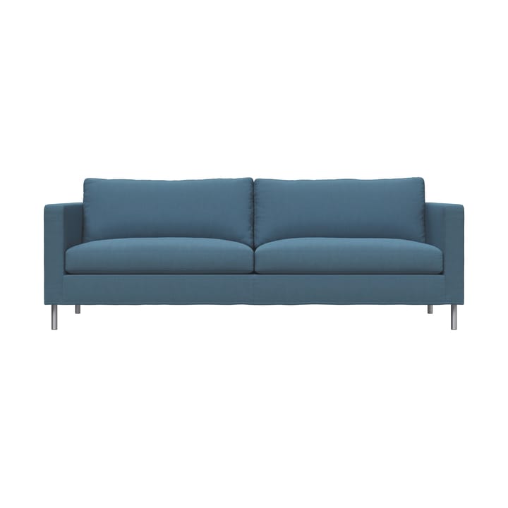 Alex 2,5-seters sofa - Tekstil Hiro Light Blue-aluminiumben - Fogia