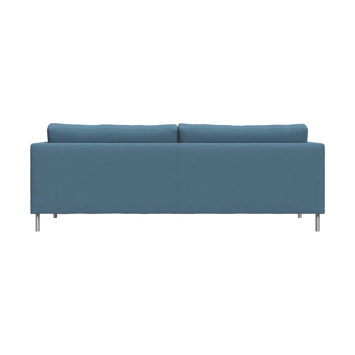 Alex 2,5-seters sofa, Tekstil Hiro Light Blue-aluminiumben Fogia