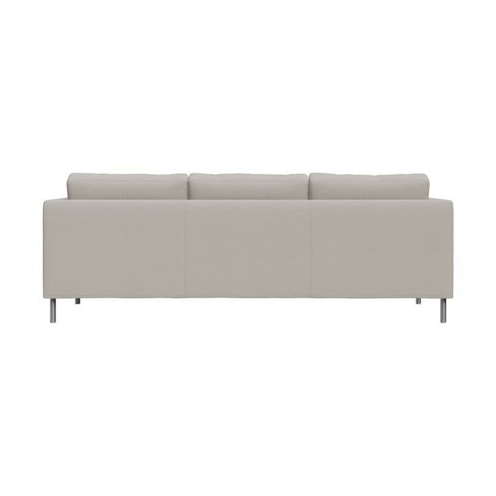 Alex 3-seters sofa, Stoff Hiro Sand-aluminiumben Fogia