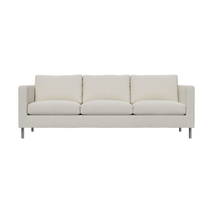 Alex 3-seters sofa - Stoff Hiro White-aluminiumben - Fogia