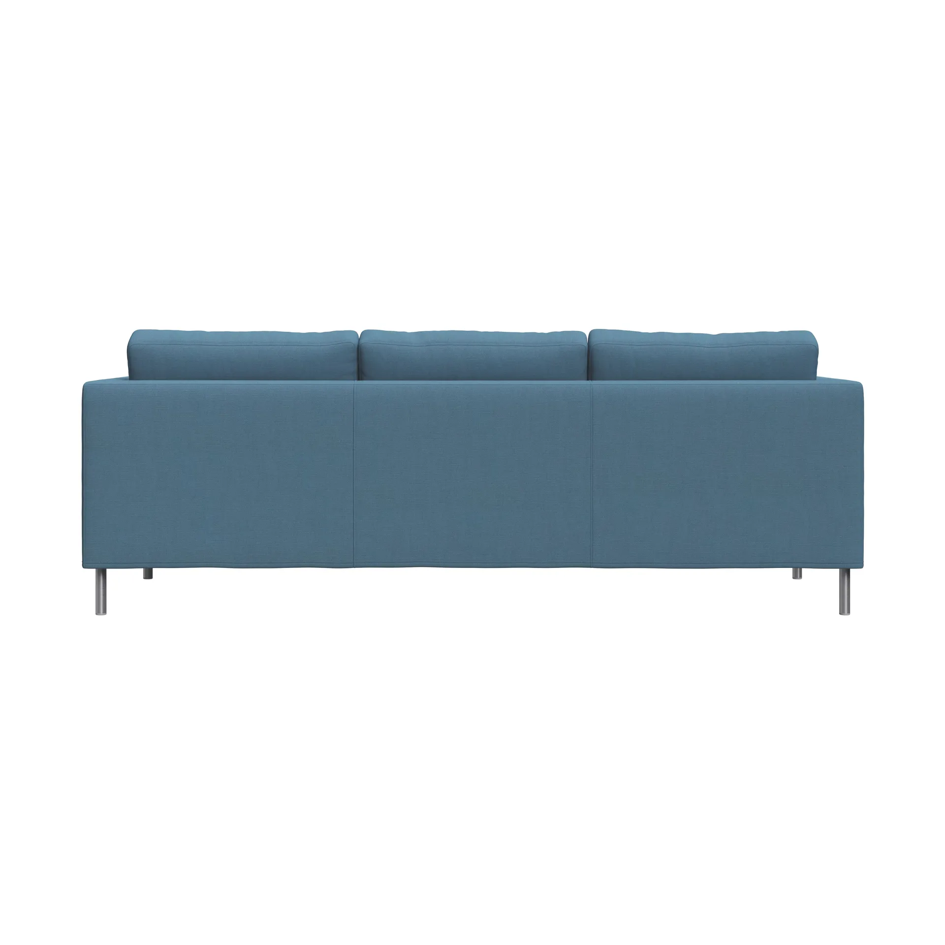 Alex 3-seters sofa, Tekstil Hiro Light Blue-aluminiumben Fogia
