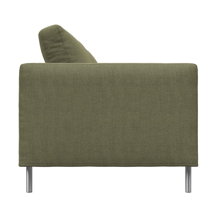 Alex High 2,5-seters sofa, Stoff Hiro Lightgreen-aluminiumben Fogia