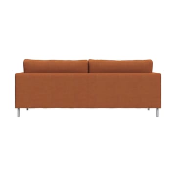 Alex High 2,5-seters sofa - Stoff Hiro Rustred-aluminiumben - Fogia