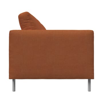 Alex High 2,5-seters sofa - Stoff Hiro Rustred-aluminiumben - Fogia