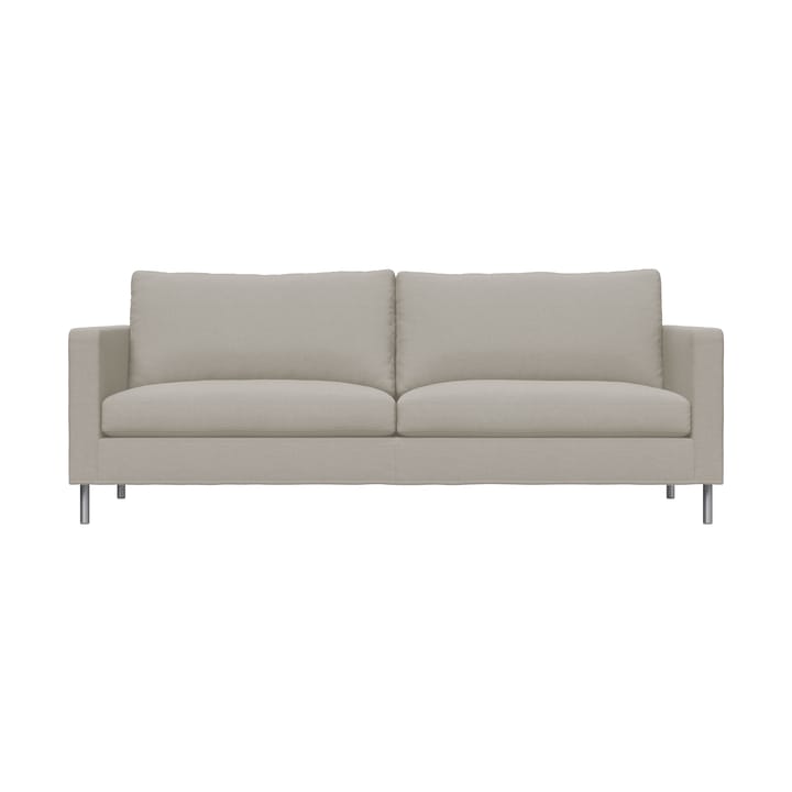 Alex High 2,5-seters sofa - Stoff Hiro Sand-aluminiumben - Fogia