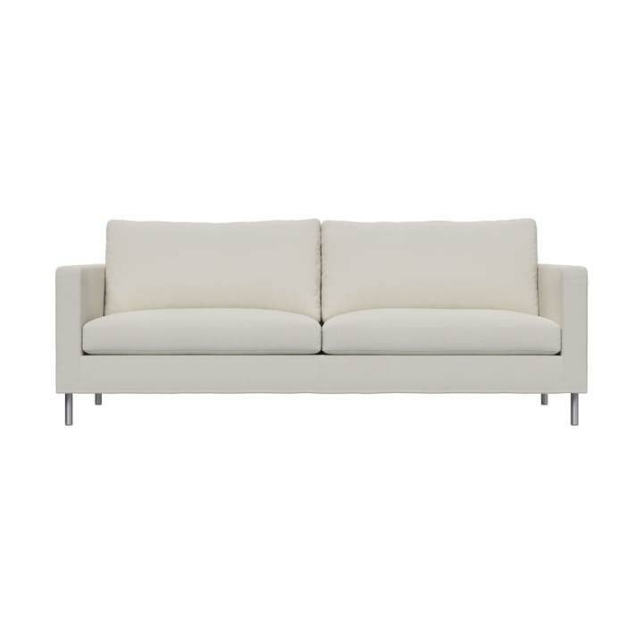 Alex High 2,5-seters sofa - Stoff Hiro White-aluminiumben - Fogia