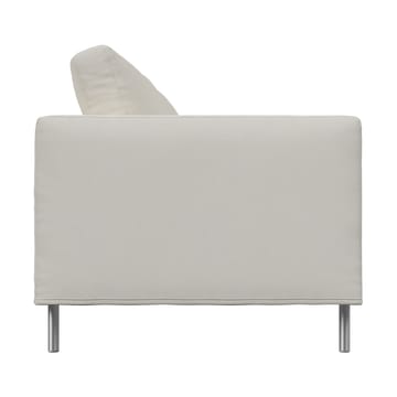 Alex High 2,5-seters sofa - Stoff Hiro White-aluminiumben - Fogia