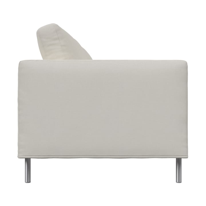 Alex High 2,5-seters sofa, Stoff Hiro White-aluminiumben Fogia