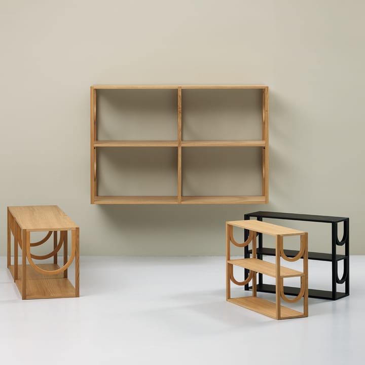 Arch hylle, wengebeiset eik, mini Fogia