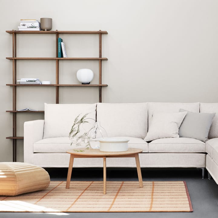Area sofabord, ask svartbeiset, ø80 h.39cm Fogia