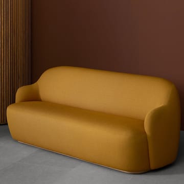 Barba sofa - Stoff vidar 182 antracit-bøk - Fogia