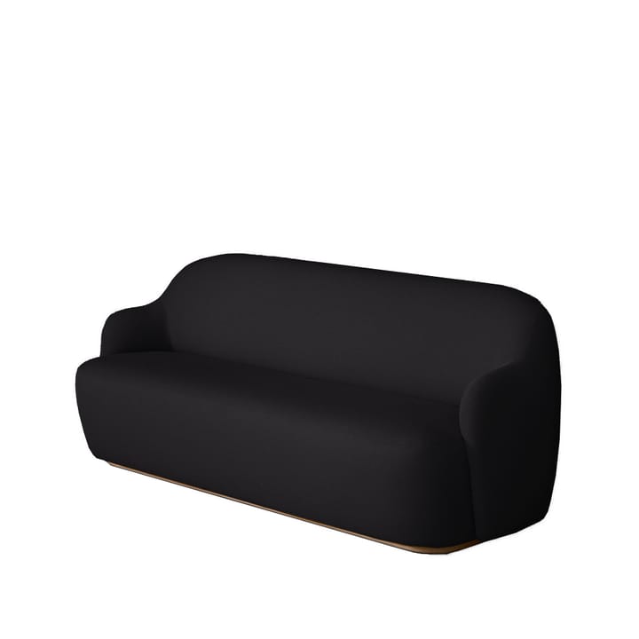 Barba sofa - Stoff vidar 182 antracit-bøk - Fogia