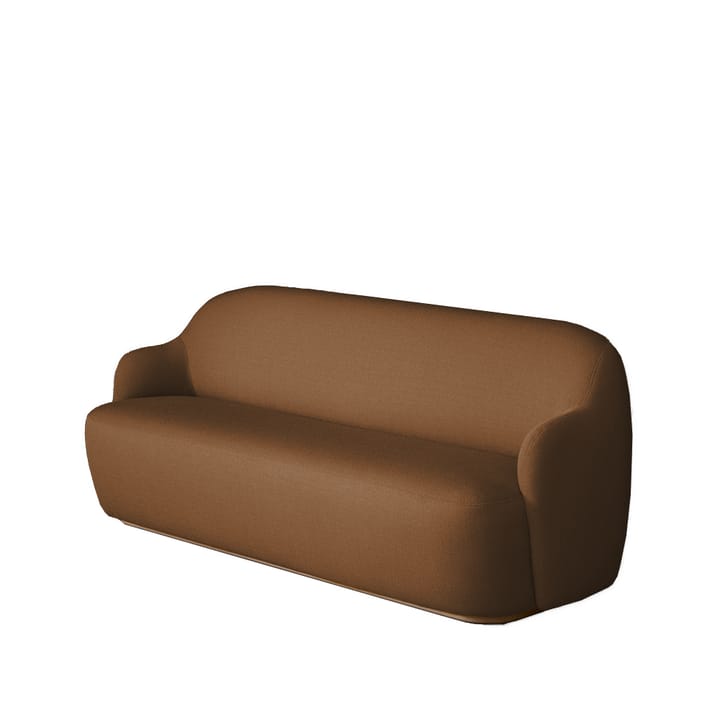 Barba sofa - stoff vidar 363 brun-bøk - Fogia