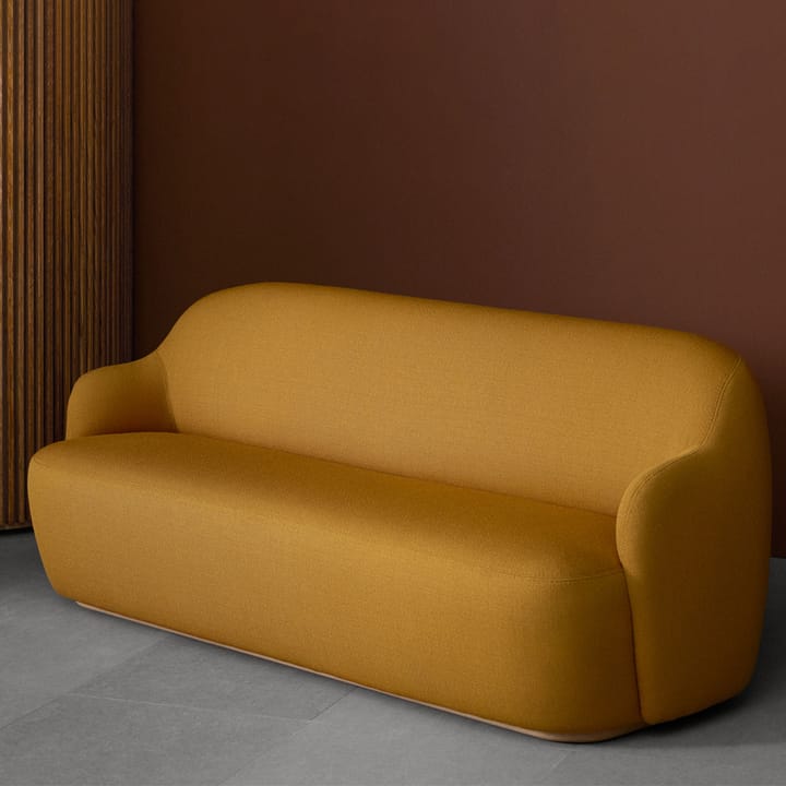 Barba sofa, stoff vidar 472 gul-bøk Fogia