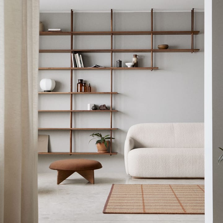 Barba sofa, stoff vidar 472 gul-bøk Fogia