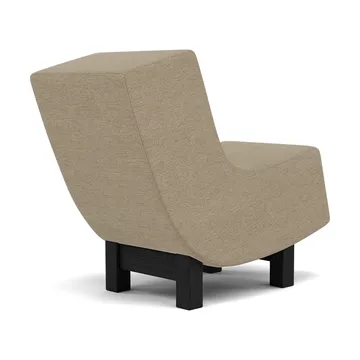 BD1 Lounge Chair - Stoff Ecriture 240-svart eik - Fogia