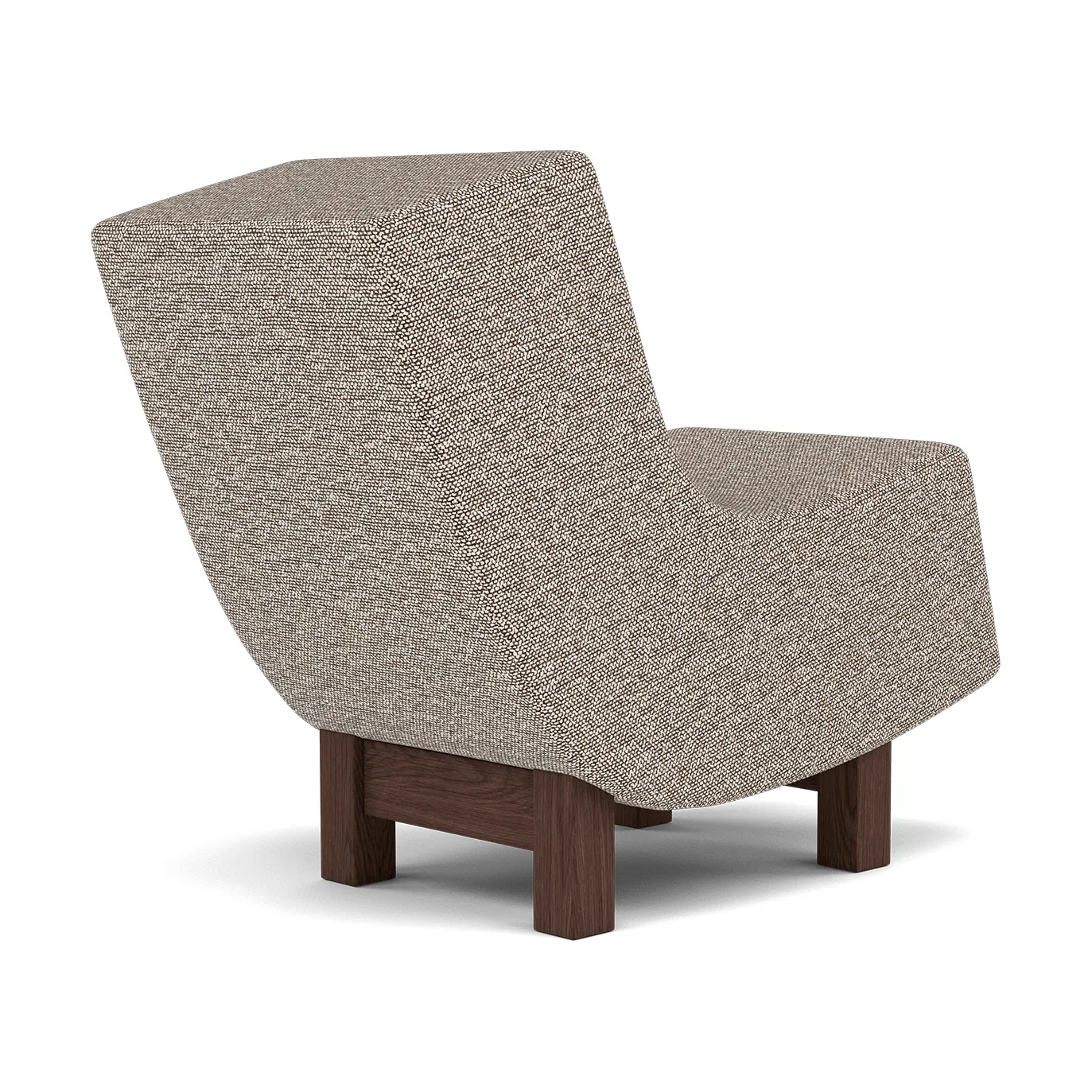 BD1 Lounge Chair, Stoff Moss 0013-røkt eik Fogia