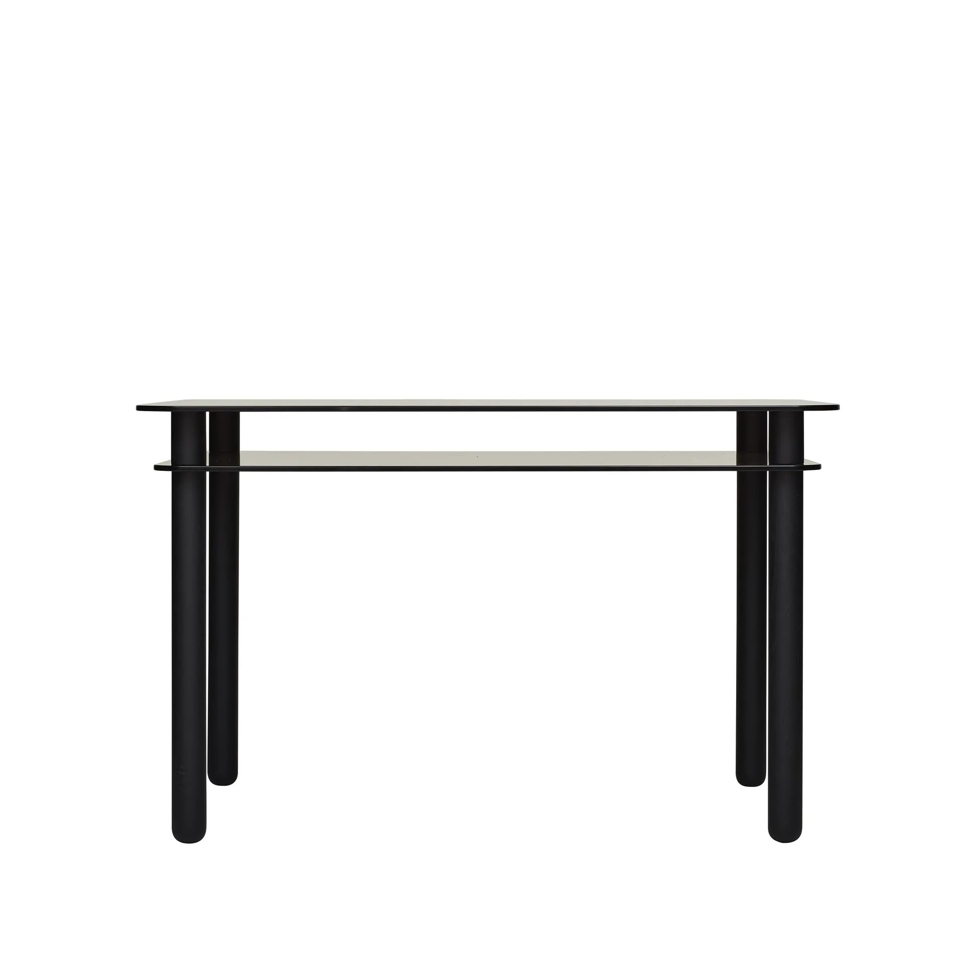 Big Sur skrivebord, brun, svartbeiset eik Fogia