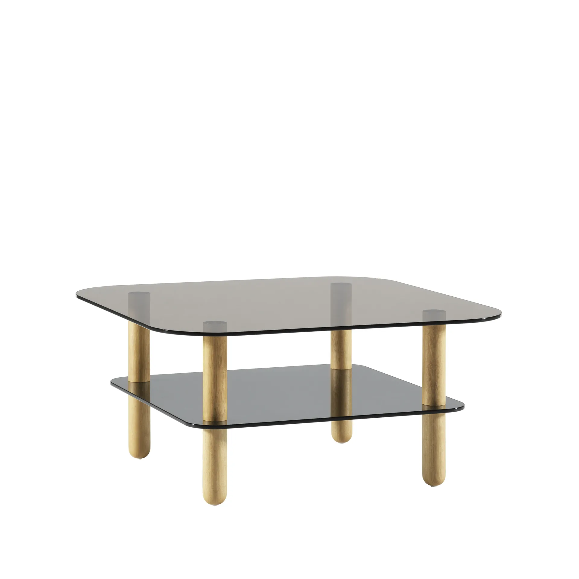 Big Sur sofabord, brun, eikben Fogia