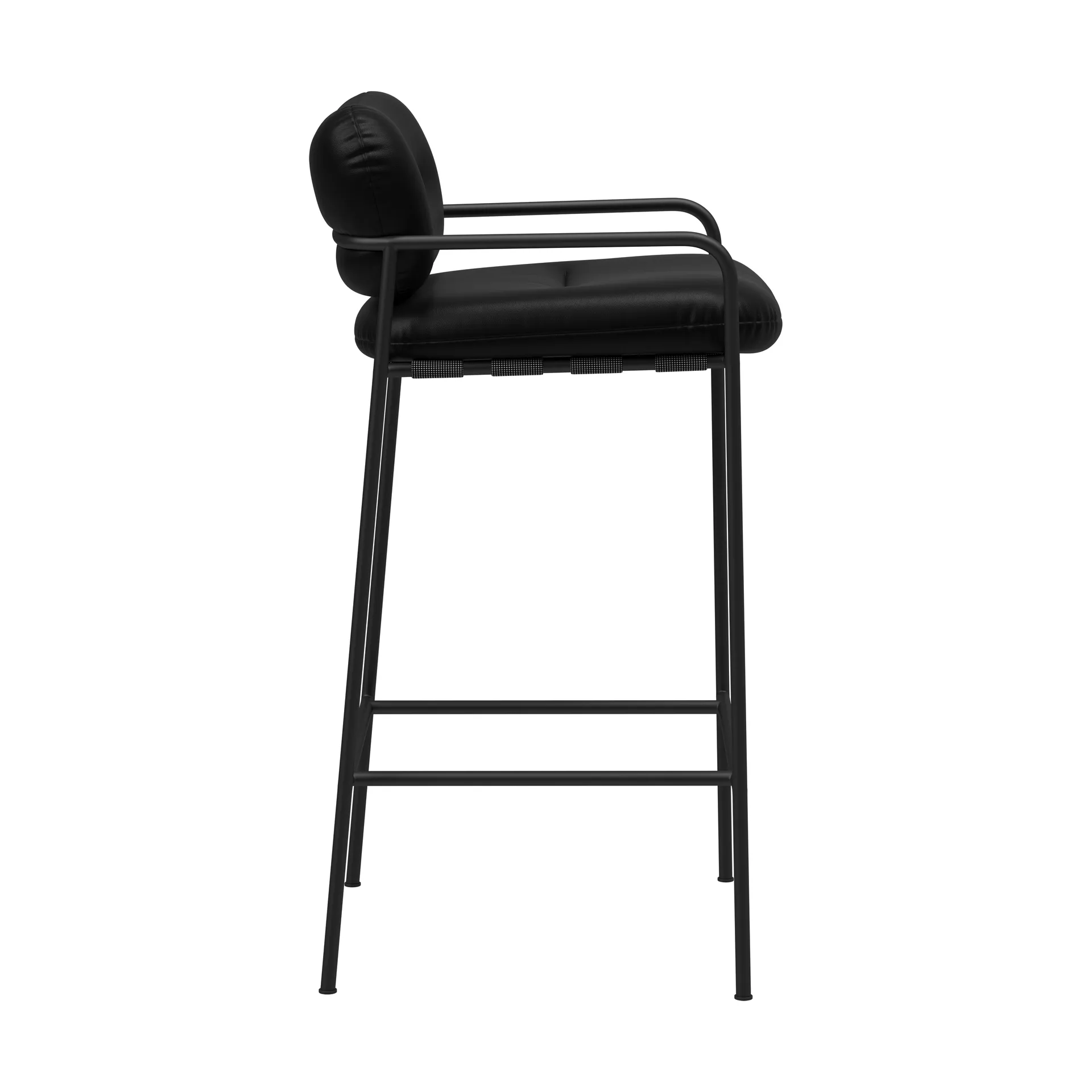 Bollo barstol high 75 cm, Elmotique 99001 svart-svart Fogia