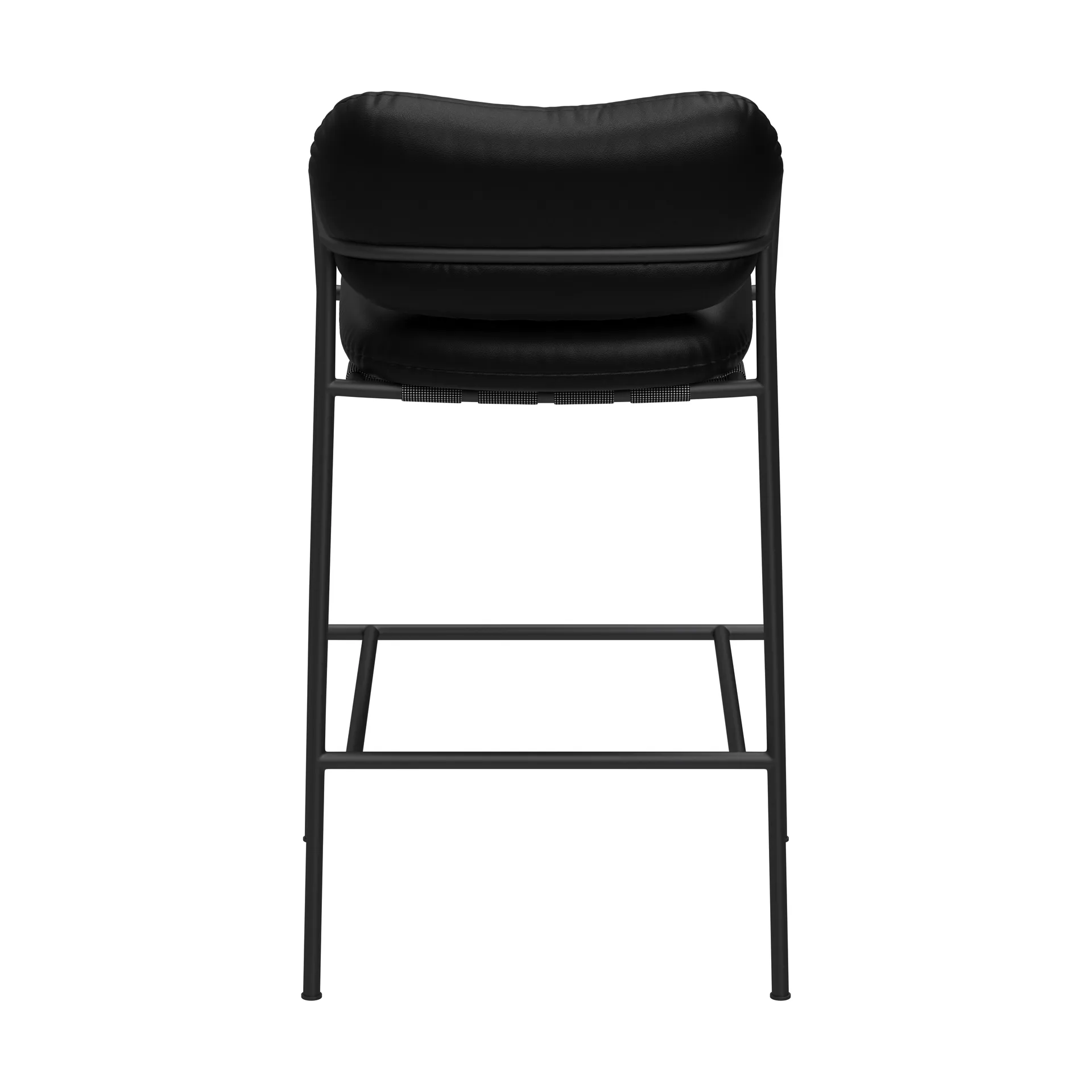 Bollo barstol low 65 cm, Elmotique 99001 svart-svart Fogia