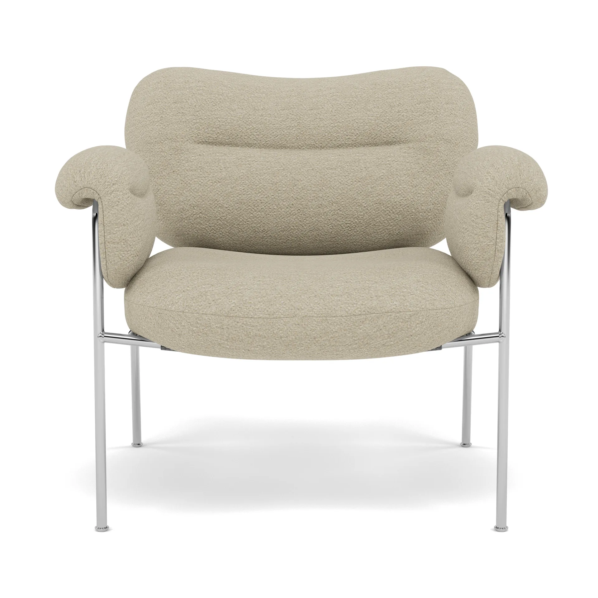 Bollo lenestol, Barnum 2-polished stainless steel Fogia