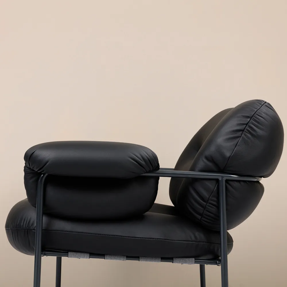 Bollo lenestol, Elmotique 99001 svart-RAL 9005 mattsvart Fogia