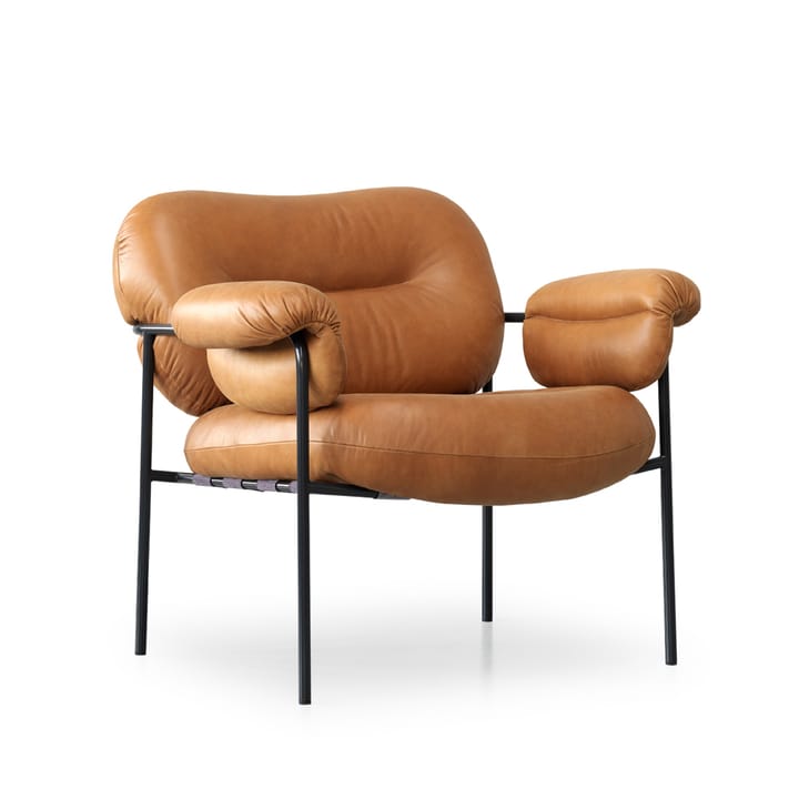 Bollo lenestol - Vintage cognac-svart - Fogia
