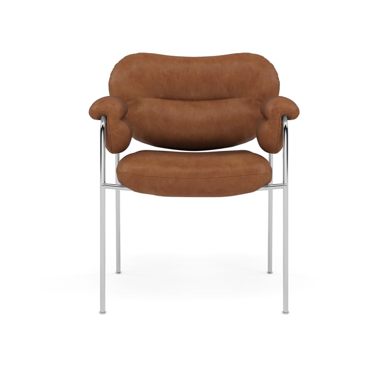 Bollo stol, Vintage Rangers-polished rustfritt stål Fogia