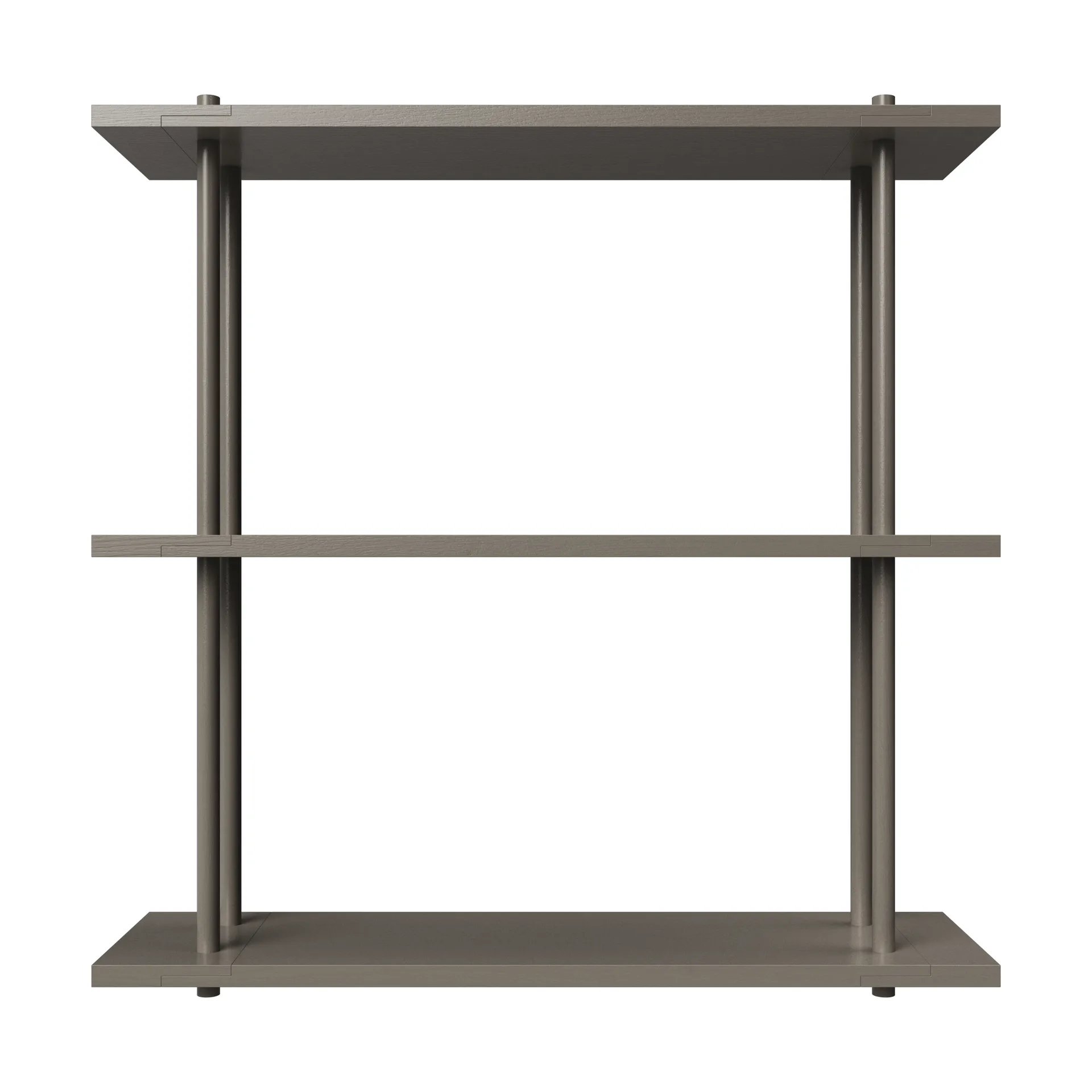 Bond hylle vegg W103, Grå lakkert bjørk Fogia