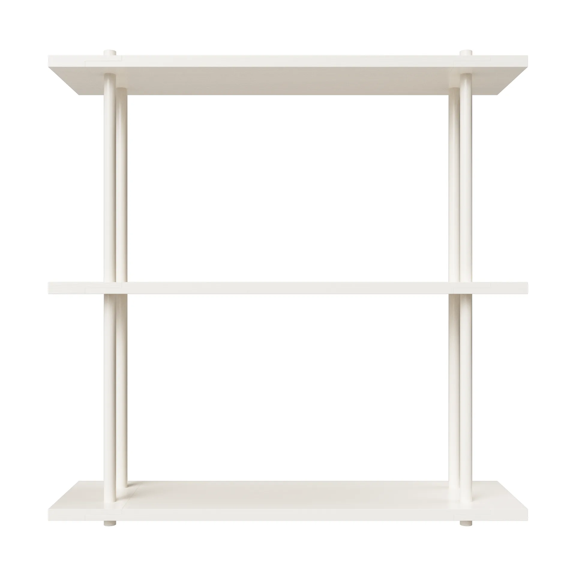 Bond hylle vegg W103, Hvit lakkert bjørk Fogia