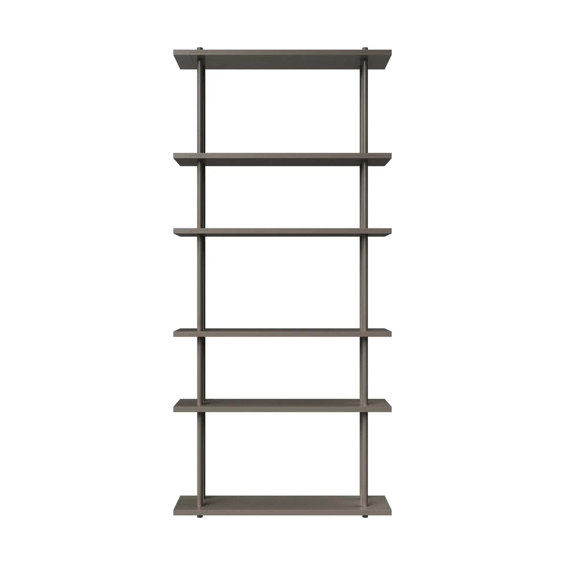 Bond hylle vegg W106, Grå lakkert bjørk Fogia