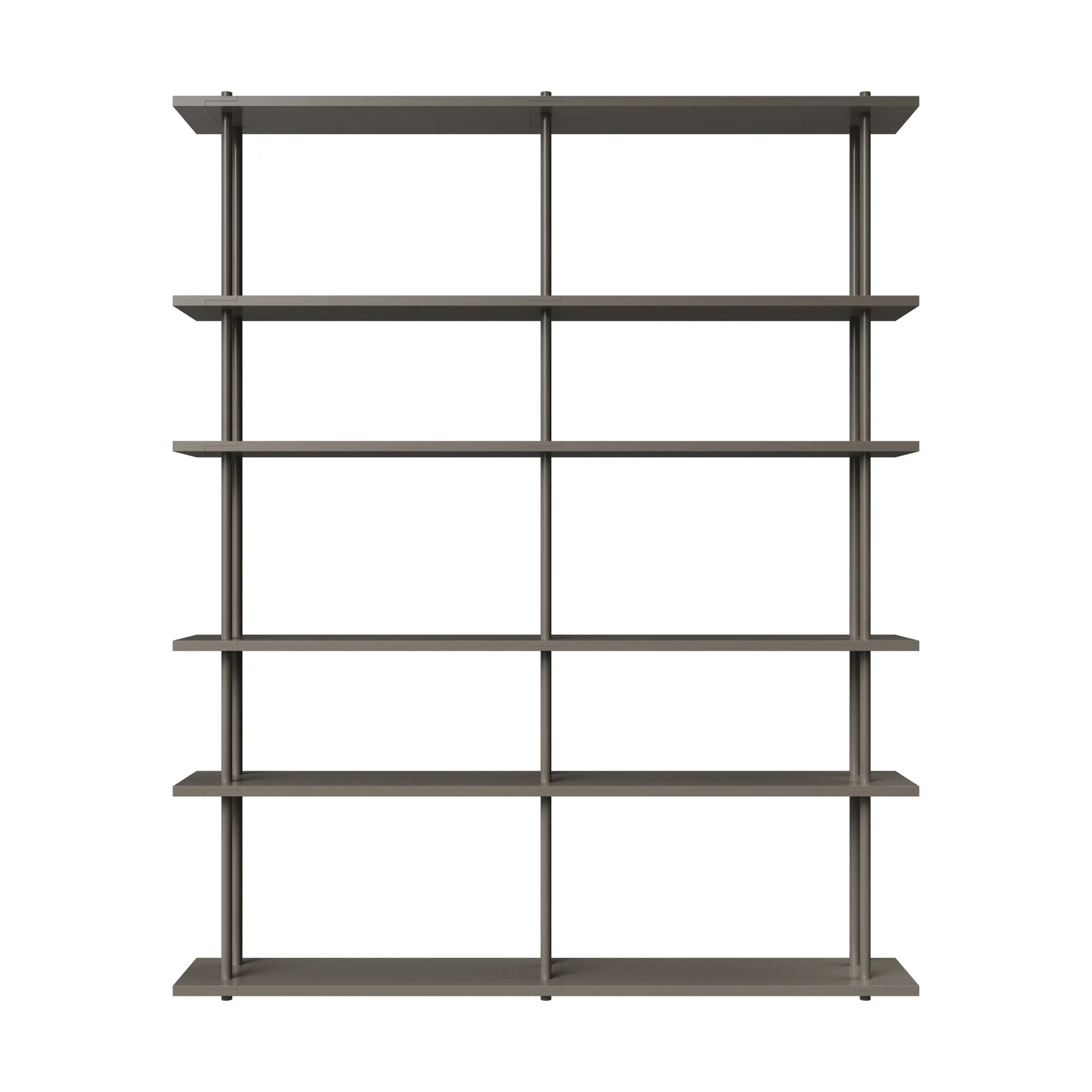 Bond hylle vegg W206, Grå lakkert bjørk Fogia