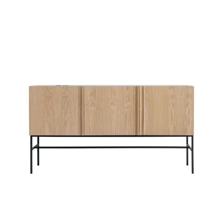 Boss sideboard - eik lystre 3 dører metall understell - Fogia