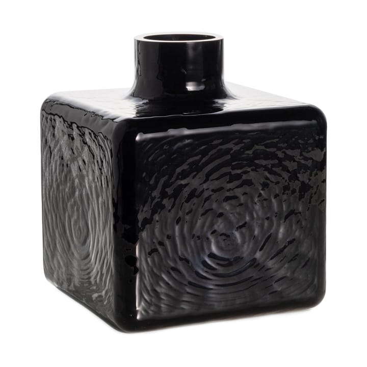 Cube vase - Black, 23x20x20 cm - Fogia