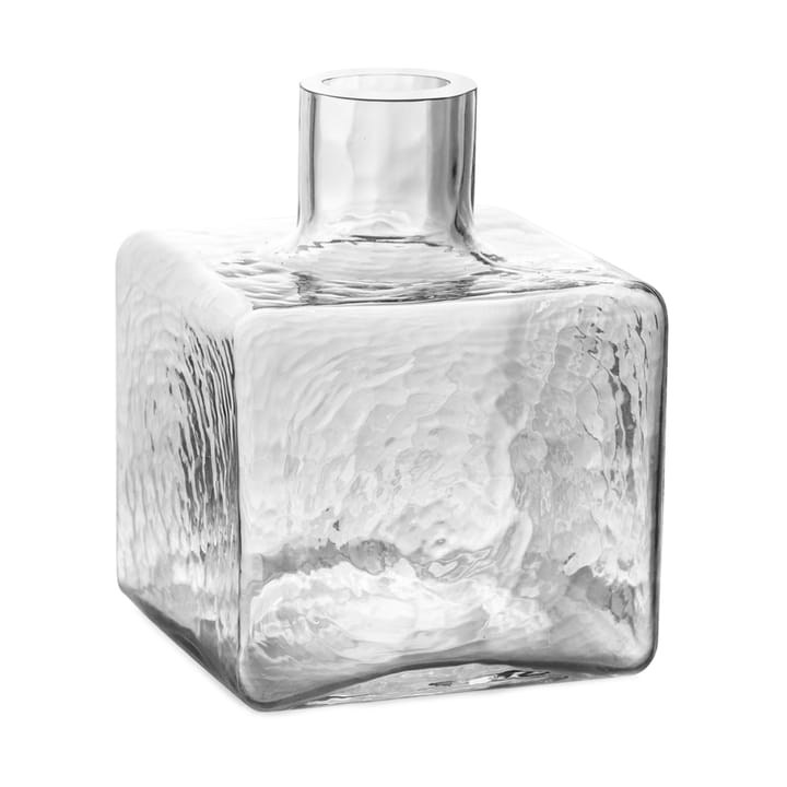 Cube vase - Clear, 13x10x10 cm - Fogia