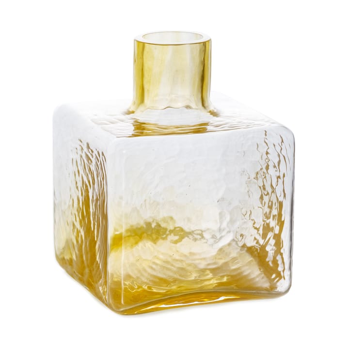 Cube vase - Oker, 13x10x10 cm - Fogia