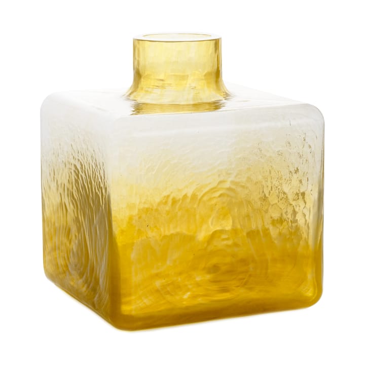 Cube vase - Oker, 23x20x20 cm - Fogia