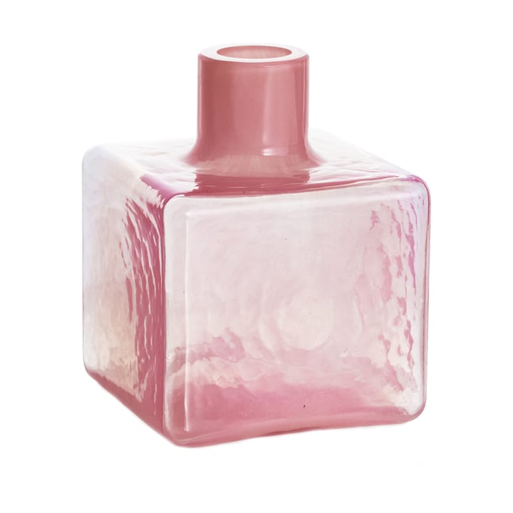 Cube vase - Pink, 13x10x10 cm - Fogia